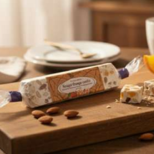 Nougat artisanal aux amandes et douceurs gourmandes.